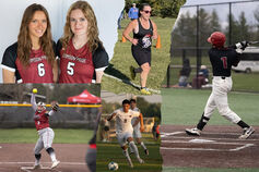 A collage image of student athletes.